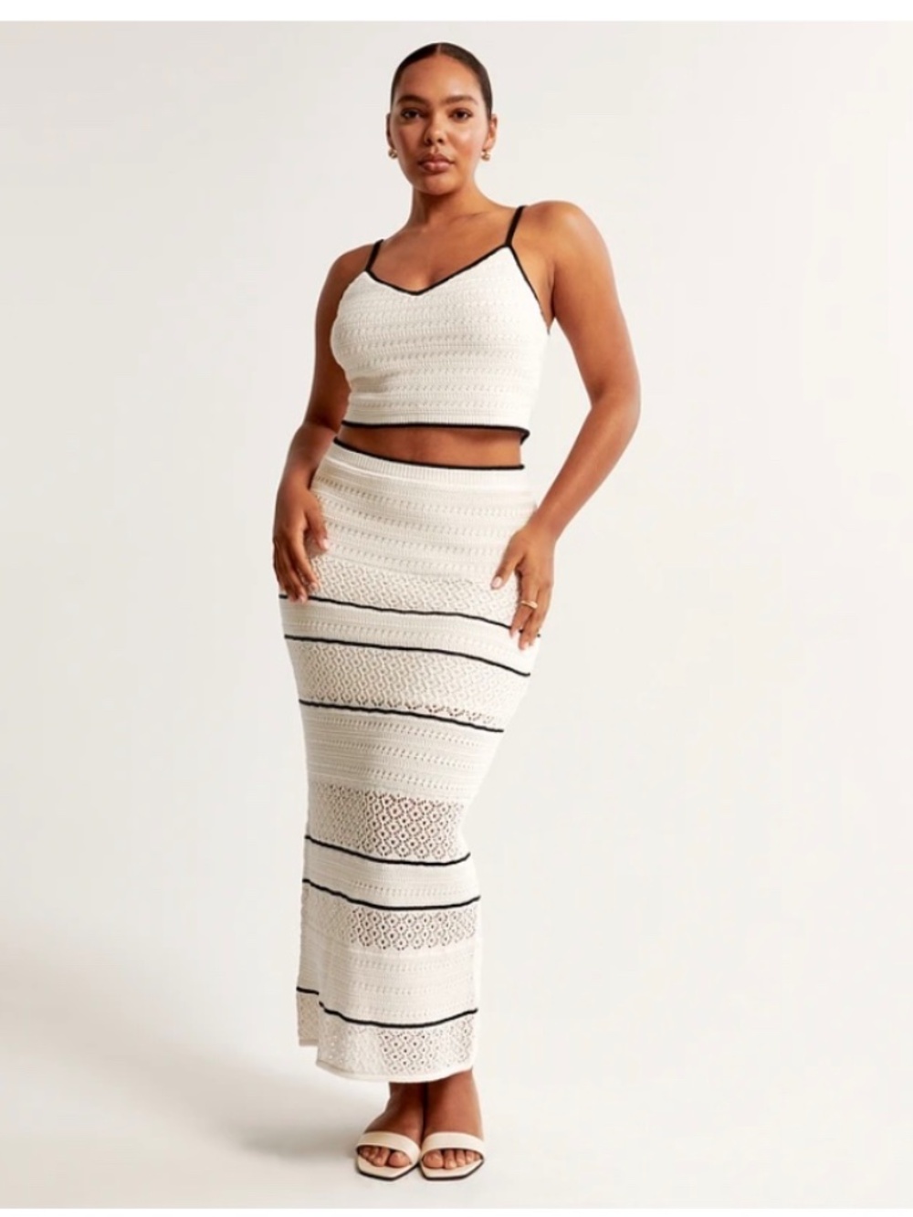 Abercrombie Crochet Style Maxi skirt